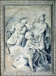 Allégorie de la Prudence et de la Valeur tenant la Fortune enchaînée (vers 1820-1826)