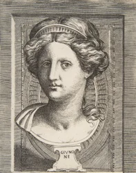 Tête sculptée de Junon, vers 1531-76