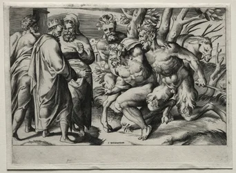 Silenus et le roi Midas, milieu du XVIe siècle