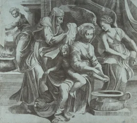 La Vierge lavant l