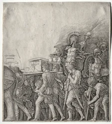 Les Triomphes de César : Les Porteurs de Cuirasse
