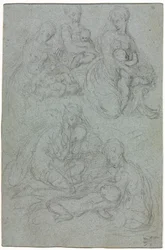 Croquis de la Vierge et l