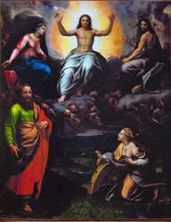 Deesis avec les saints Paul et Catherine d