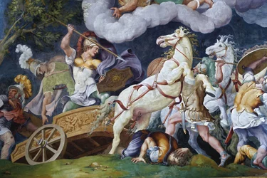 Diomède combattant Phégée et Idaïos