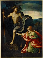 Noli me tangere, le Christ apparaît à Sainte Marie-Madeleine après la résurrection
