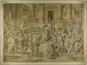 Le pape Sylvestre bénit l