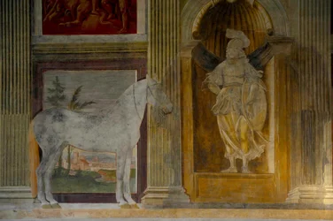 La salle des Chevaux, Sala dei Cavalli, au Palazzo del Te, 1526-1534