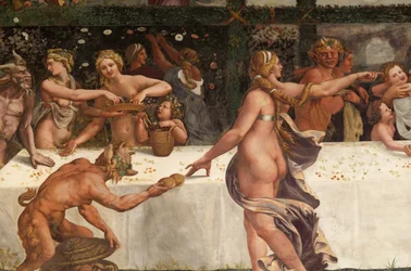 Festin de mariage de Cupidon et Psyché (détail)