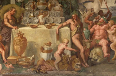 Noces de Cupidon et Psyché (détail)
