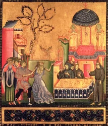 Le retable de Saint François, (détail)