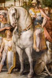 Bataille entre Horatii et Curiatii (détail)