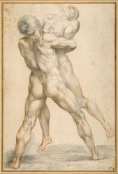 Hercule luttant avec Antée