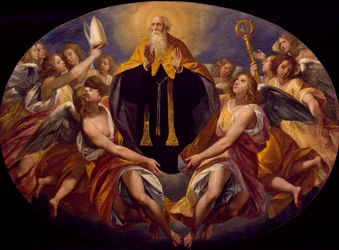 Saint Benoît en gloire par Giuseppe Cesari