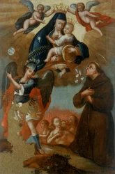 Madone de Constantinople et Saints