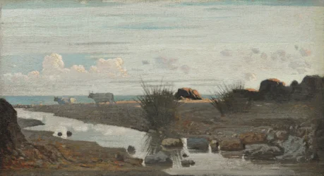 Lido avec des bœufs paissant, c.1862-63