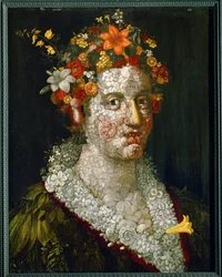 Flora (huile sur bois)