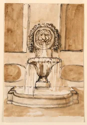 Design pour une fontaine murale