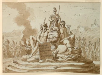 Monument sépulcral pour la poétesse Maria Maddalena Morelli
