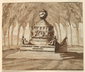 Monument sépulcral pour le poète Pietro Chiari