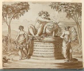 Monument sépulcral pour le poète Tagerini