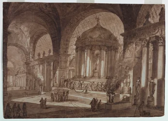 Décor de scène, Temple de l