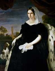 Portrait de la princesse Maria Antonia des Deux-Siciles