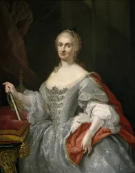 Portrait de Marie Amélie de Saxe, reine consort d
