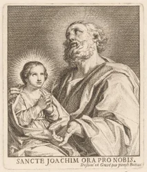 Saint Joachim et la Vierge Marie enfant