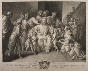 Le Christ bénissant les enfants