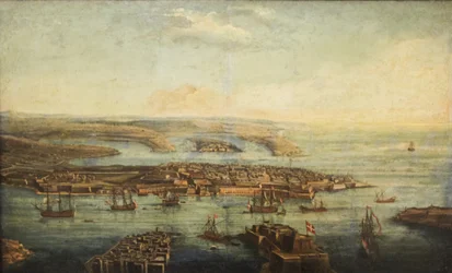 Vue du Grand Port, Marsamxett et La Valette