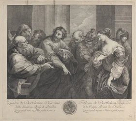 Le Christ et la femme prise en flagrant délit d