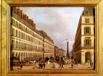 La rue Castiglione à Paris en 1829 (peinture)