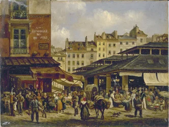 Les Halles et la rue de la Tonnellerie