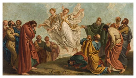 Giuseppe Diotti, Esquisse, Apparition des Anges aux Apôtres après l