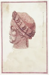 Tête en porphyre (San Marco, Venise)