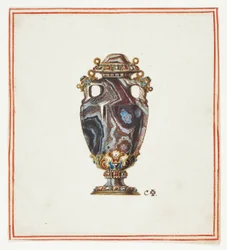 Vase en porphyre