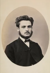 Portrait du photographe français Gustave Eugene Chauffourier