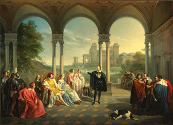 Torquato Tasso lit La Jérusalem délivrée à la cour de Ferrare