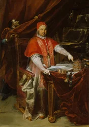 Portrait du pape Benoît XIV 1675-1758, 1740