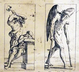 Cartes de tarot du XVIIe siècle par Giuseppe Maria Mitelli