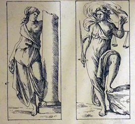 Cartes de tarot du XVIIe siècle par Giuseppe Maria Mitelli