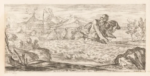Polyphemus poursuit la flotte d