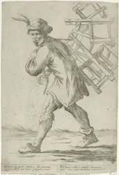 Vendeur de chaises (Vendeurs de rue à Bologne)