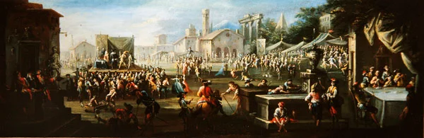 Une foire de village