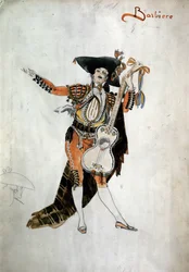 Esquisse pour le "Barbier de Séville" de Rossini