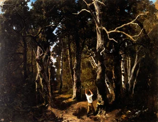 Le bûcheron à Fontainebleau