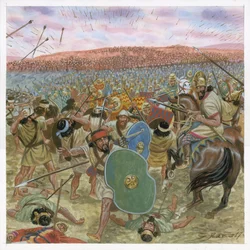 Bataille entre Perses et Mèdes