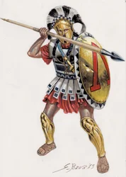 Hoplite spartiate