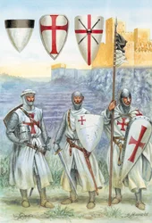 Chevaliers Templiers (Illustration)