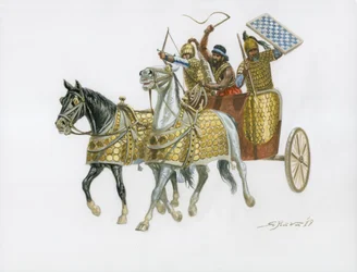 Char de guerre cananéen du XVe siècle av. J.-C.